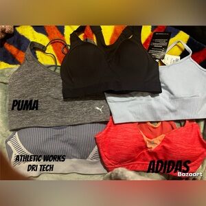 adidas Red Sports Bra - Women's Activewear